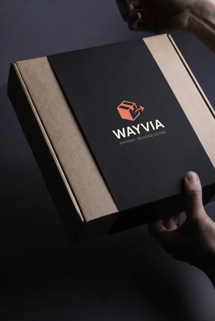Cream sleeve gift mailer